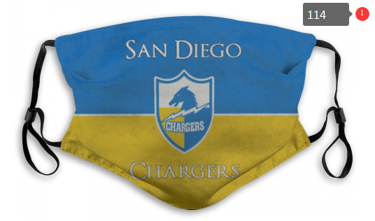 NFL Los Angeles Chargers Dust mask with filter